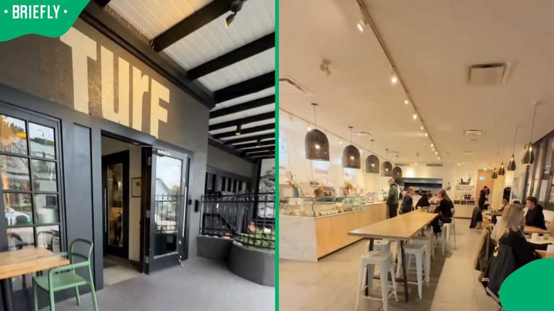 A coffee shop in Canada. A coffee shop in Canada.