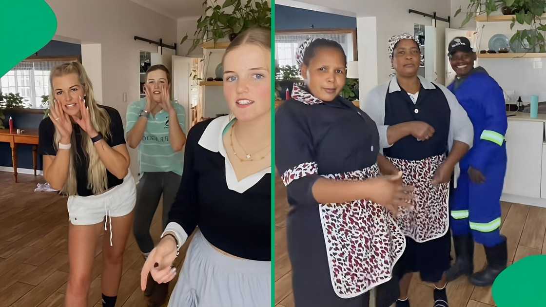 A TikTok video shows white women's take on the 'This Is Africa' challenge, sparking a debate online.