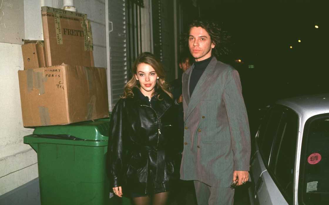 Kylie Minogue and Michael Hutchence Kylie Minogue and Michael Hutchence