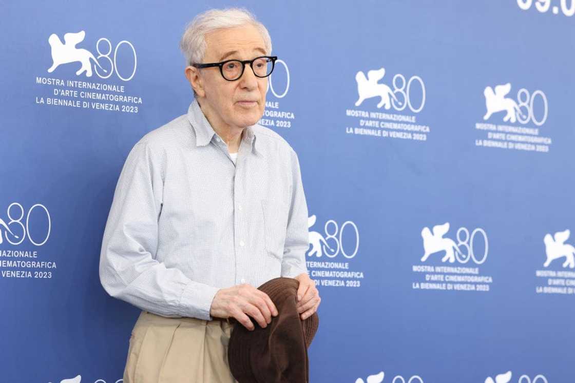 Woody Allen at a photocall for the movie "Coup De Chance" at the 80th Venice International Film Festival. Woody Allen at a photocall for the movie "Coup De Chance" at the 80th Venice International Film Festival.