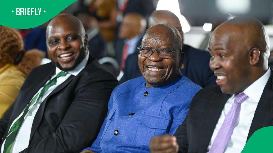 Floyd Shivambu and Jacob Zuma Floyd Shivambu and Jacob Zuma