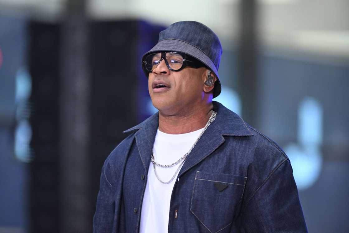 LL Cool J performing on the NBC Today Show Citi Concert Series at Rockefeller Plaza