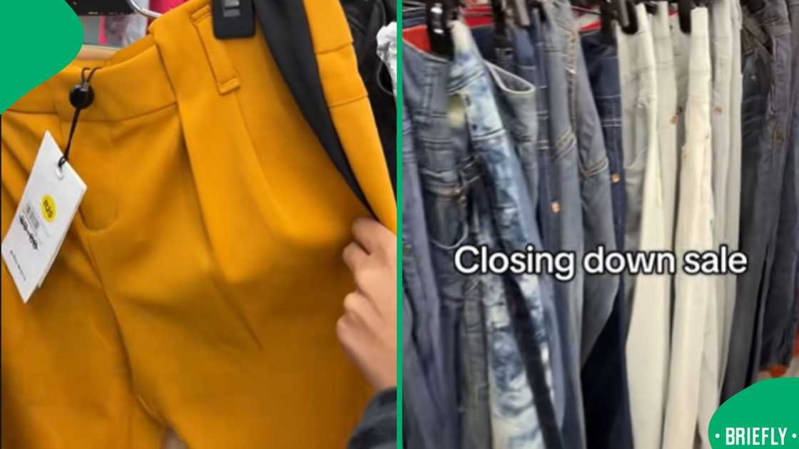 Shoppers flocked to East Rand Mall after a TikTok video of DMF’s R20 clothing sale during its closure went viral Shoppers flocked to East Rand Mall after a TikTok video of DMF’s R20 clothing sale during its closure went viral
