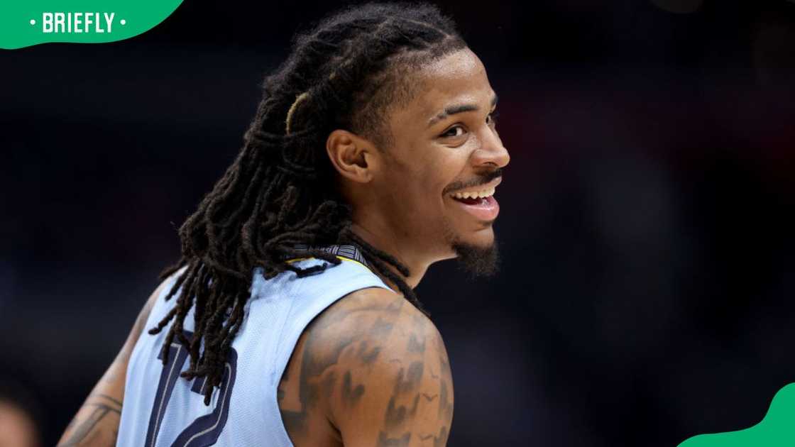 Ja Morant at the second half of a game against the LA Clippers in 2023 Ja Morant at the second half of a game against the LA Clippers in 2023