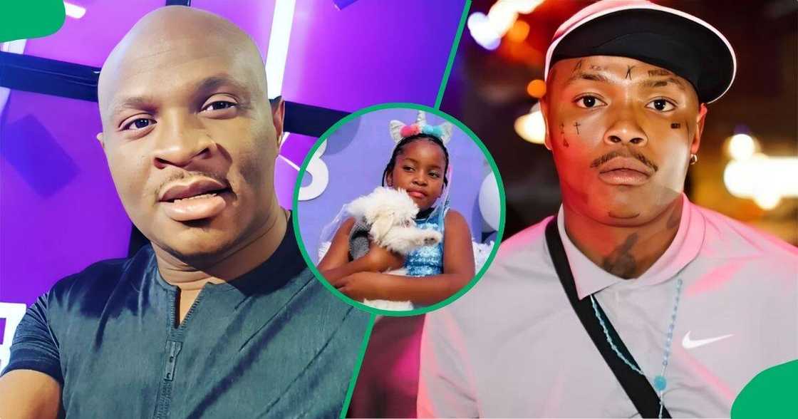 Dr Malinga recorded himself at Shebeshxt's daughter Onthatile Chuene's funeral. Dr Malinga recorded himself at Shebeshxt's daughter Onthatile Chuene's funeral.