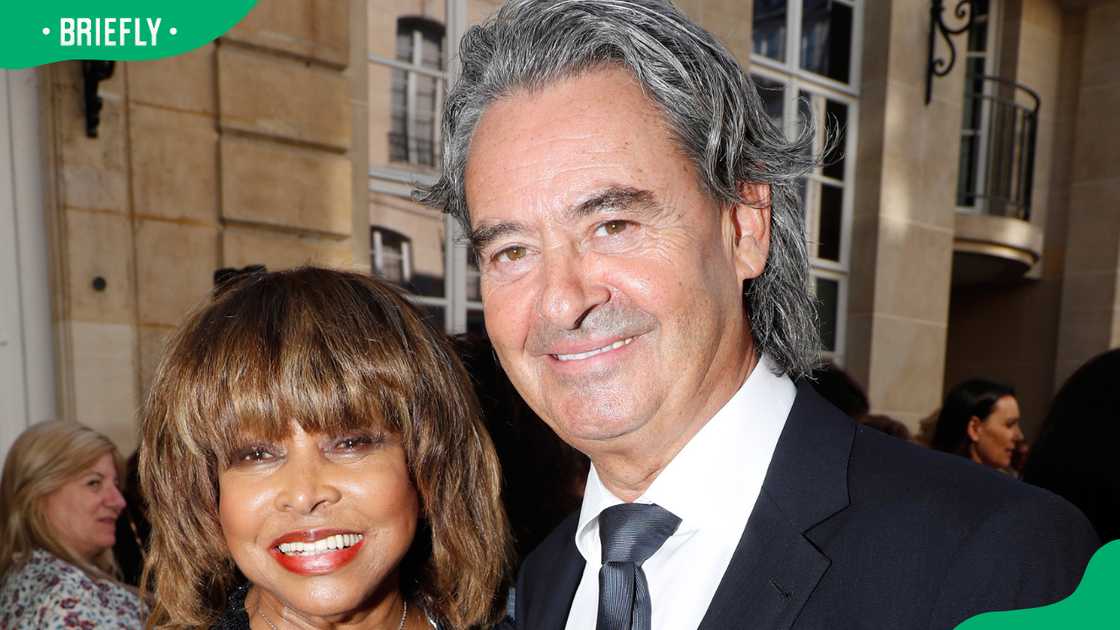 Tina Turner and Erwin Bach in Paris