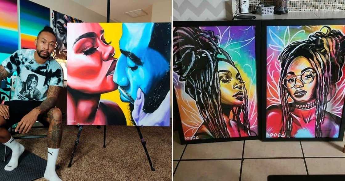 Artist, Viral, Portrait, Elana Taylor and Iman Shupert Artist, Viral, Portrait, Elana Taylor and Iman Shupert