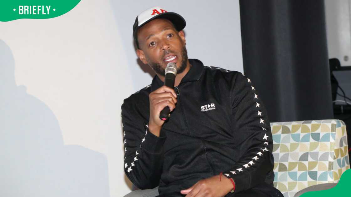 Comedian Marlon Wayans during Hudson Guild Presents AIR: A Story Of Greatness in 2023 Comedian Marlon Wayans during Hudson Guild Presents AIR: A Story Of Greatness in 2023