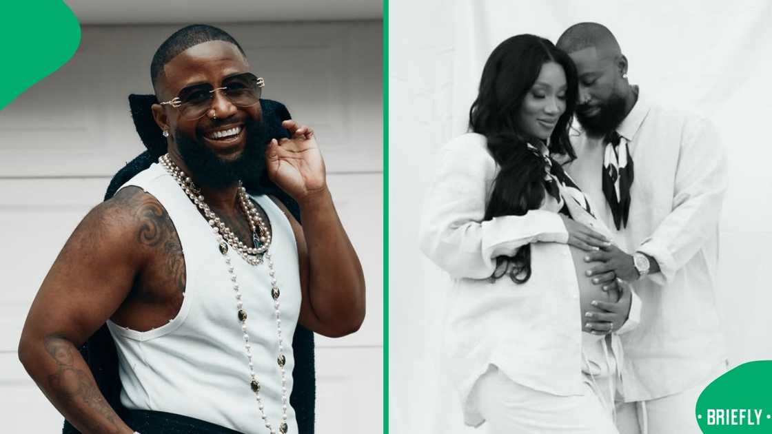 Cassper Nyovest's wife captured a cute daddy-daughter moment Cassper Nyovest's wife captured a cute daddy-daughter moment