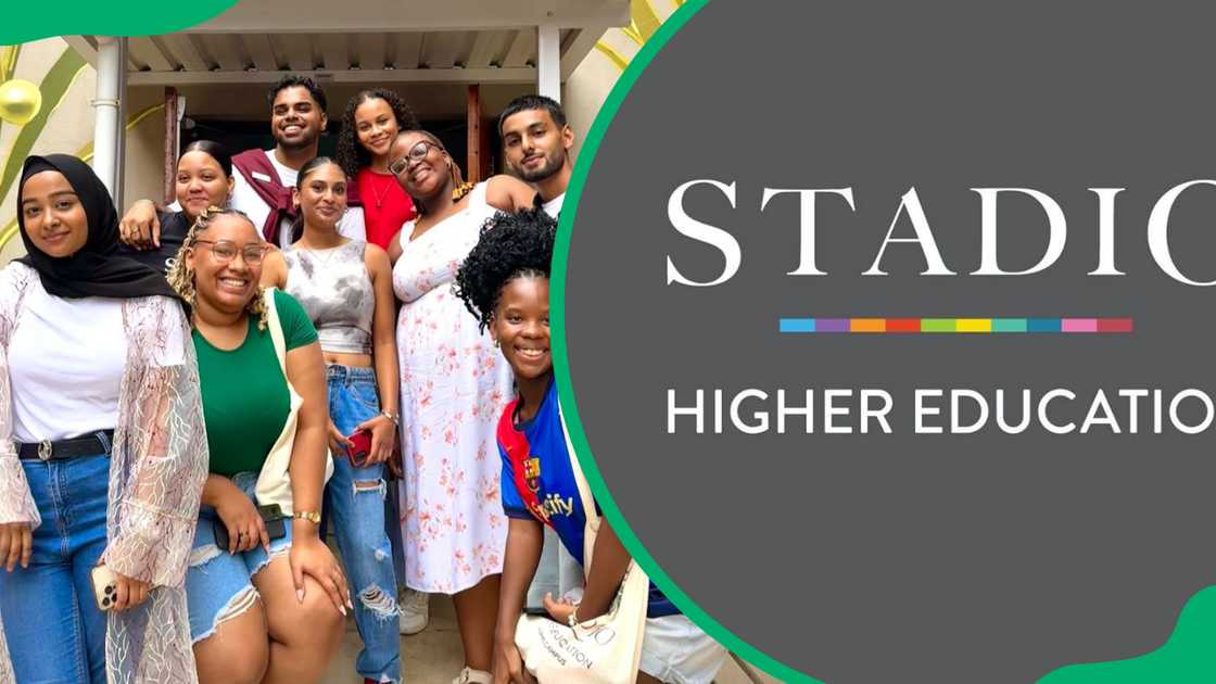 Southern Business School (STADIO) students and logo Southern Business School (STADIO) students and logo