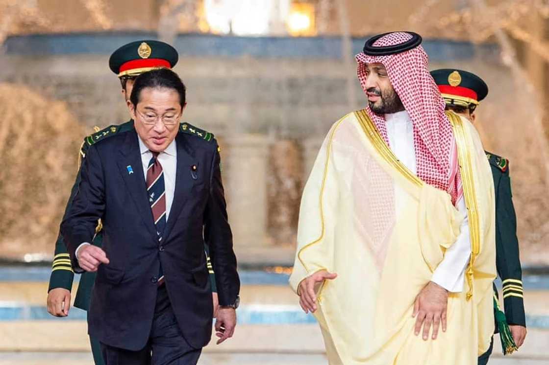 Kishida arrived in UAE after meeting Saudi Arabia's de facto ruler Crown Prince Mohammed bin Salman in Jeddah