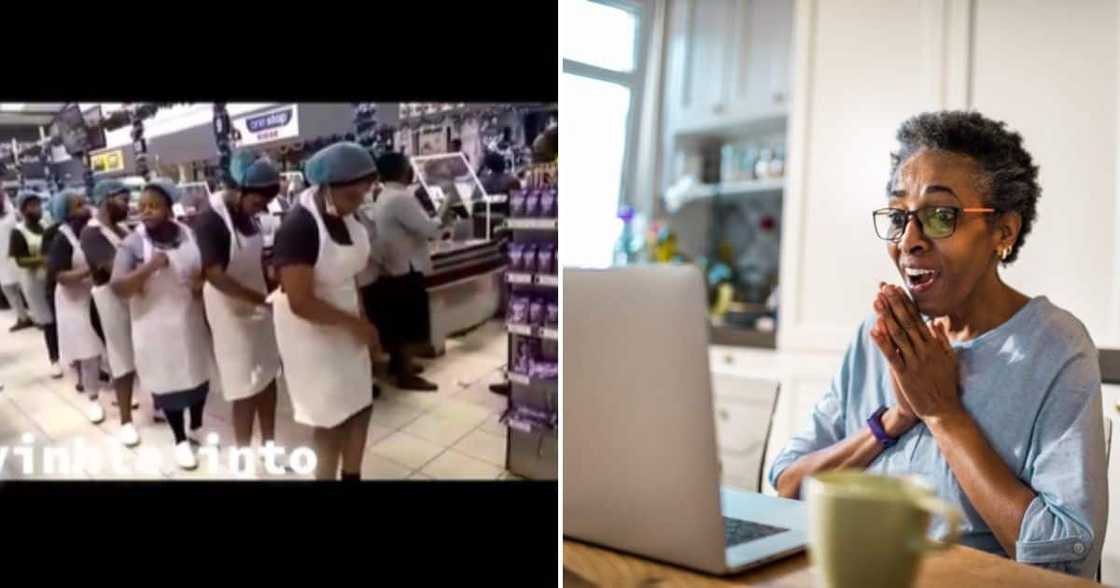 Video, Supermarket Staff, Praise and Worship, Inside Store, Mzansi Video, Supermarket Staff, Praise and Worship, Inside Store, Mzansi