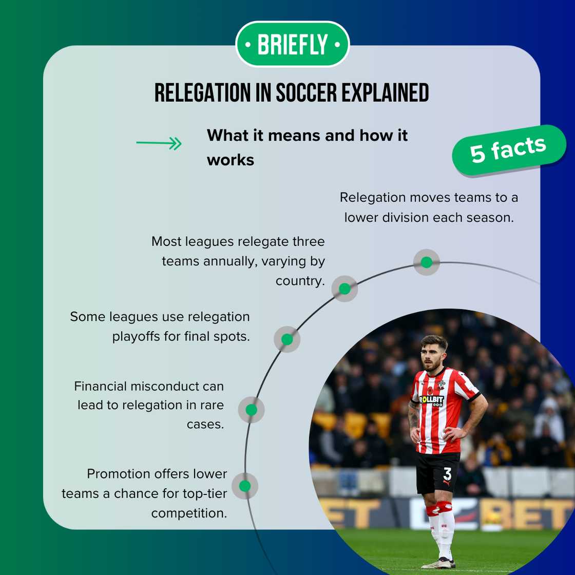 Facts about relegation in soccer