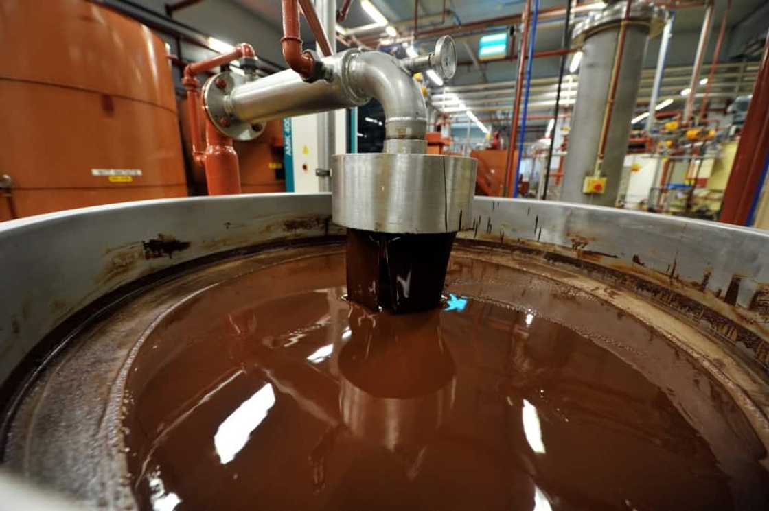 Barry Callebaut's plant in Wieze, Belgium, produces liquid chocolate in wholesale batches for 73 clients making confectionaries Barry Callebaut's plant in Wieze, Belgium, produces liquid chocolate in wholesale batches for 73 clients making confectionaries