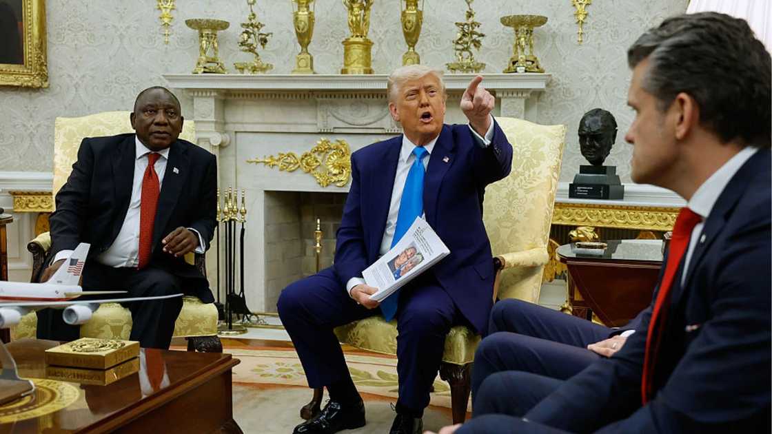 Cyril Ramaphosa and Donald Trump met Cyril Ramaphosa and Donald Trump met