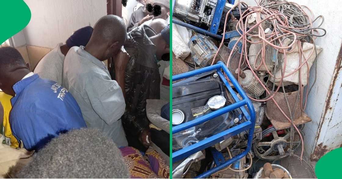 48 zama zamas were arrested in Crystal Park in Ekurhuleni 48 zama zamas were arrested in Crystal Park in Ekurhuleni