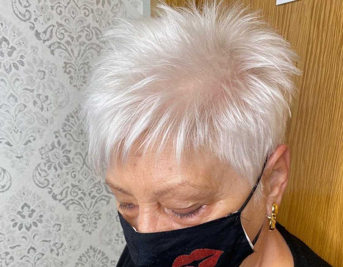 white dye on short african hair white dye on short african hair
