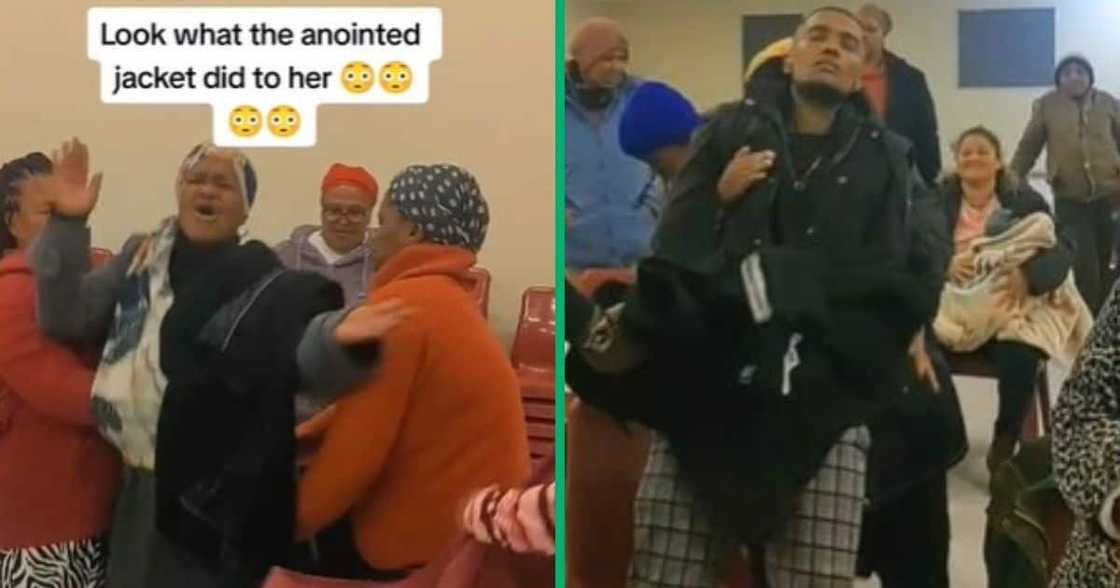 TikTok video of pastor using anonted jacker on church members TikTok video of pastor using anonted jacker on church members