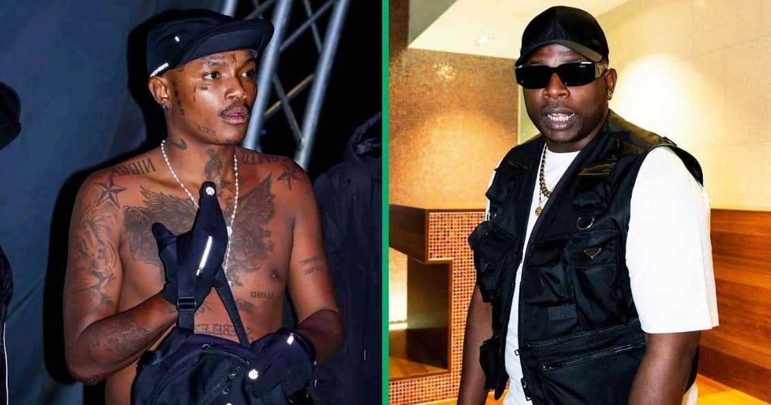 Shebeshxt called out DJ Maphorisa over their song, 'Thwerka' Shebeshxt called out DJ Maphorisa over their song, 'Thwerka'