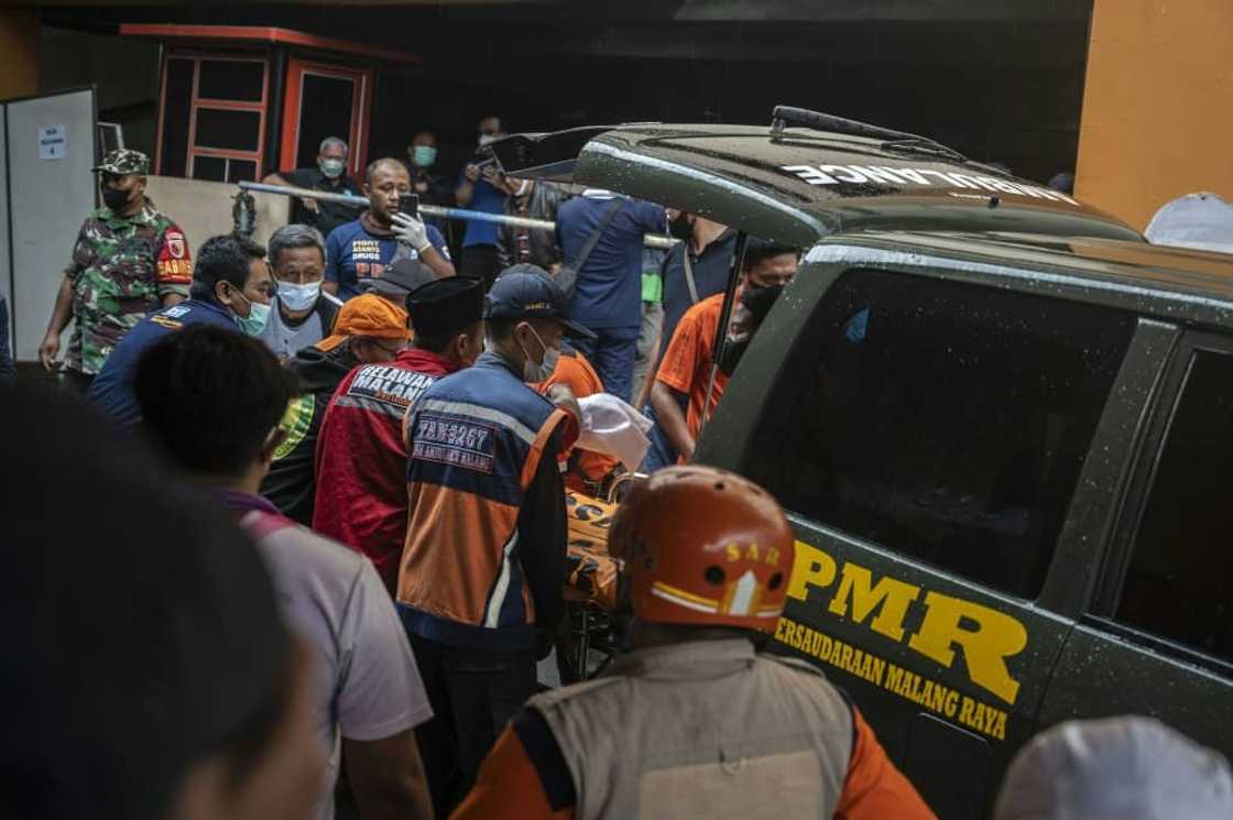 Earlier in the day, chaos had engulfed the hospital as victims were rushed in, with the city's other hospitals overwhelmed by the influx of the dead and injured Earlier in the day, chaos had engulfed the hospital as victims were rushed in, with the city's other hospitals overwhelmed by the influx of the dead and injured