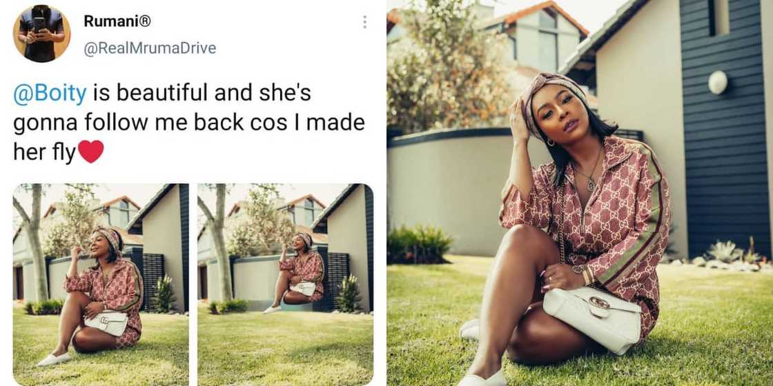 'The Cleaner' Edits His Way Into Boity's Heart, Gets Her to Follow Him 'The Cleaner' Edits His Way Into Boity's Heart, Gets Her to Follow Him