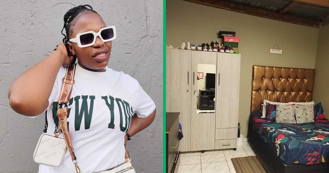 A lady posted her rented place on social media. Her home received kind remarks online. A lady posted her rented place on social media. Her home received kind remarks online.