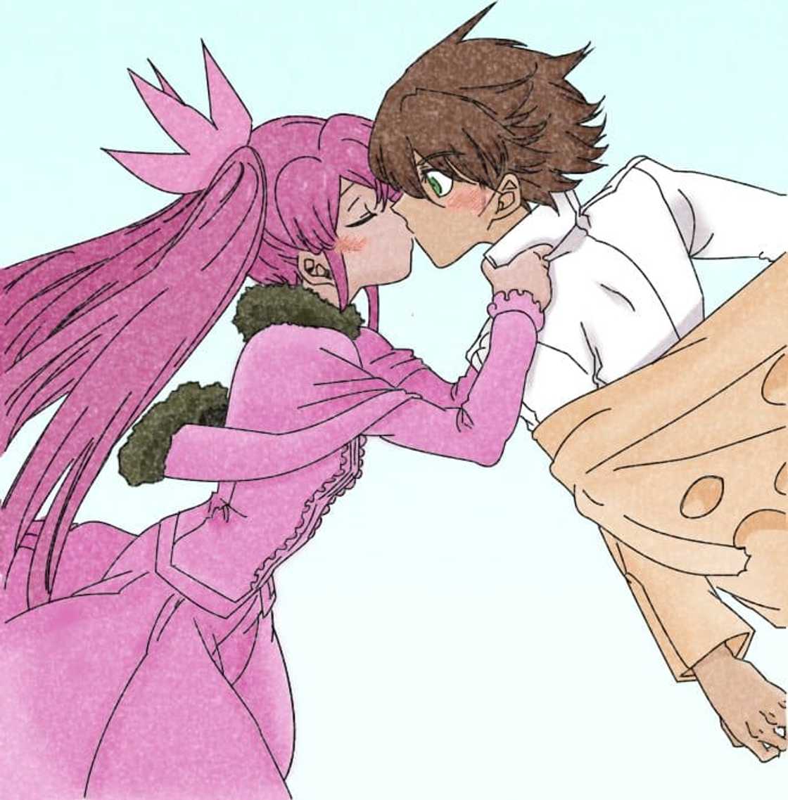 Cute anime couple Cute anime couple
