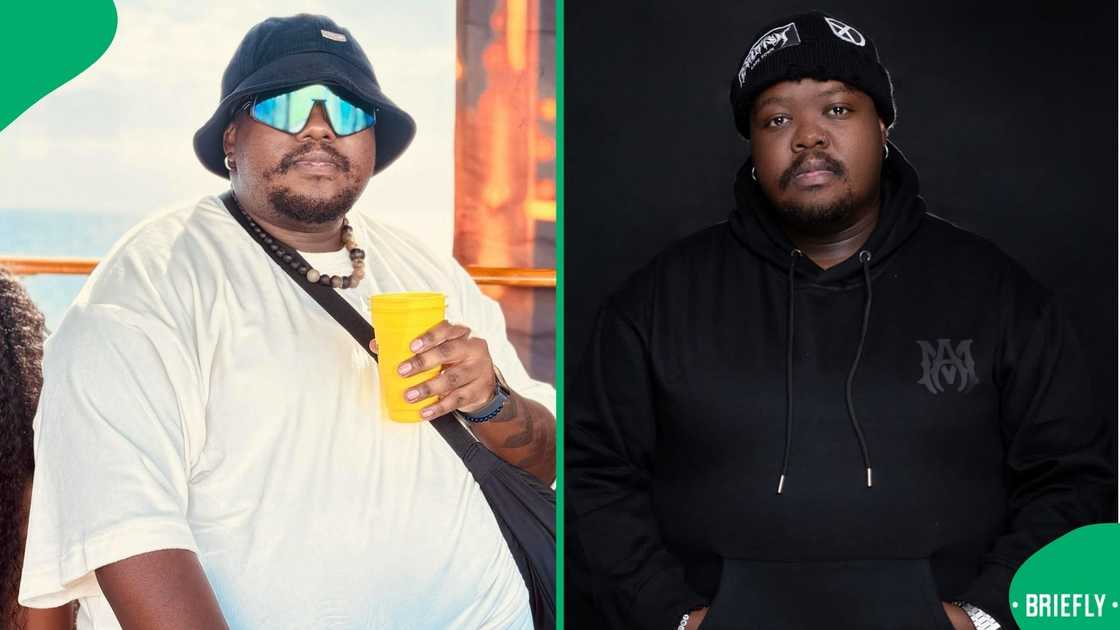 Heavy K showcased his trendy fashion sense