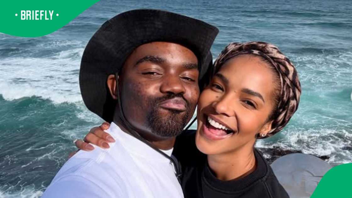 Liesl Laurie was reported 'missing' by her hubby, but he was joking.