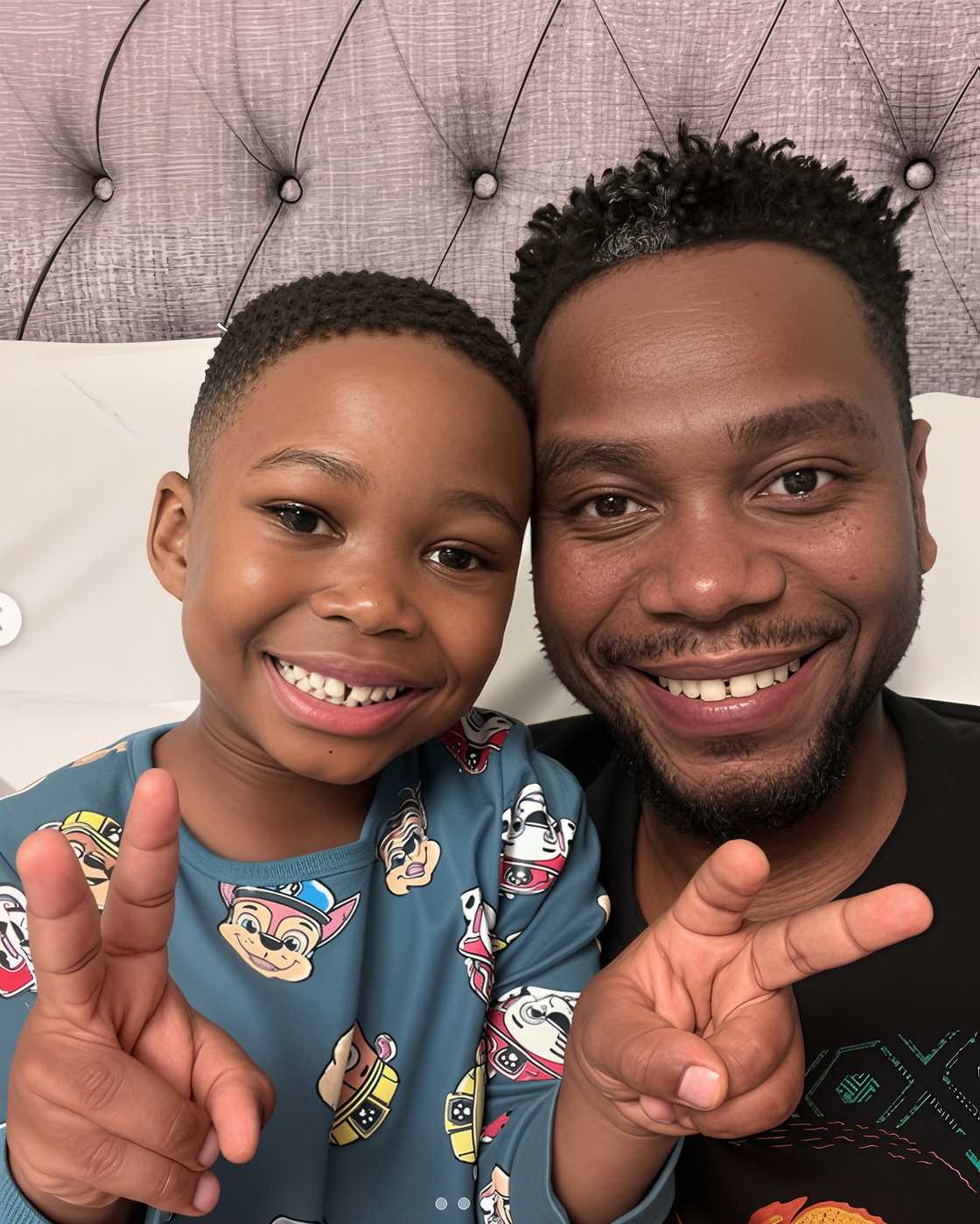 Netizens reacted to Thomas Gumede's father-son moment Netizens reacted to Thomas Gumede's father-son moment
