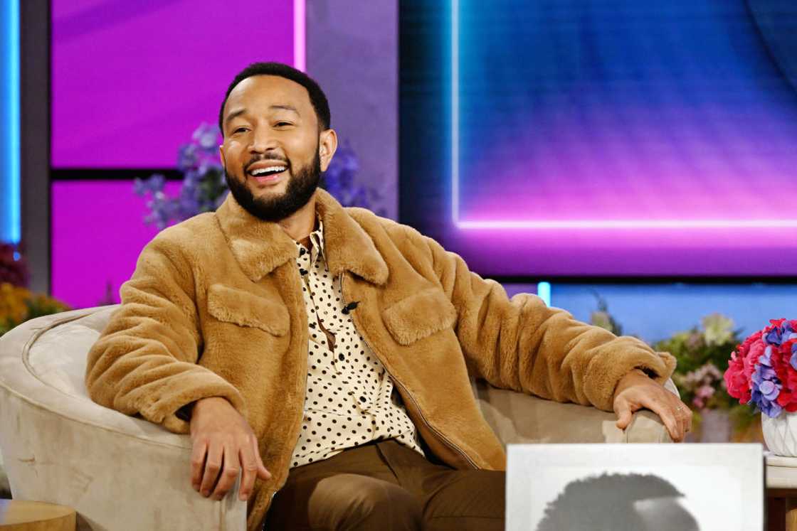 John Legend sang for the LA firefighters. John Legend sang for the LA firefighters.