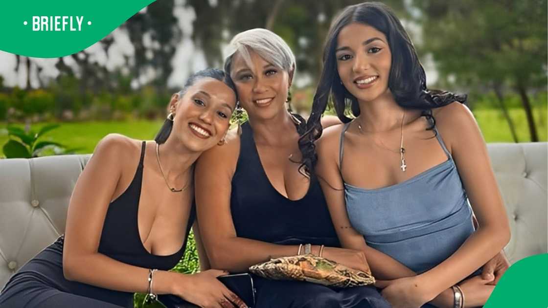 Connor and Cassidy Moodley with their mum, Janene Connor and Cassidy Moodley with their mum, Janene