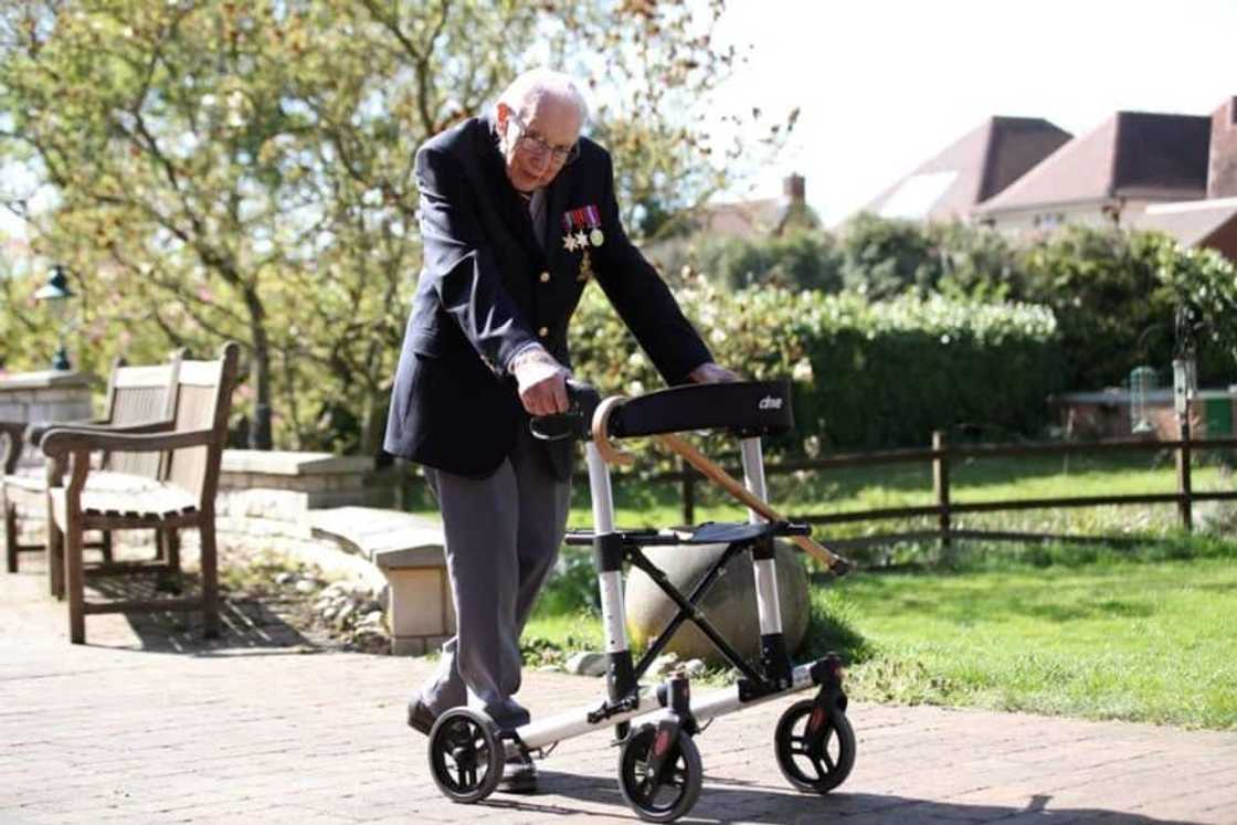 99-year-old Captain Tom Moore recognised by Guinness World Records for smashing global fundraising record