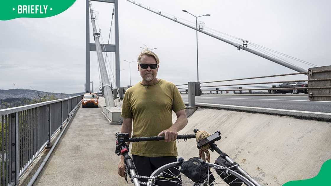 Karl Bushby at the Martyrs Bridge in 2025 Karl Bushby at the Martyrs Bridge in 2025