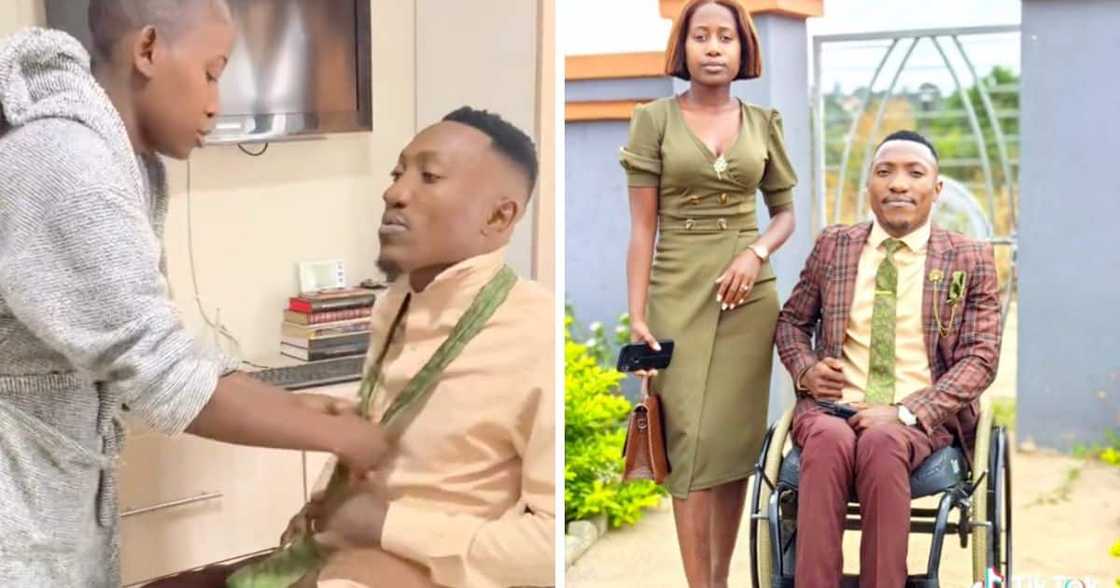 A couple is trending for staying together through difficult challenges. A couple is trending for staying together through difficult challenges.