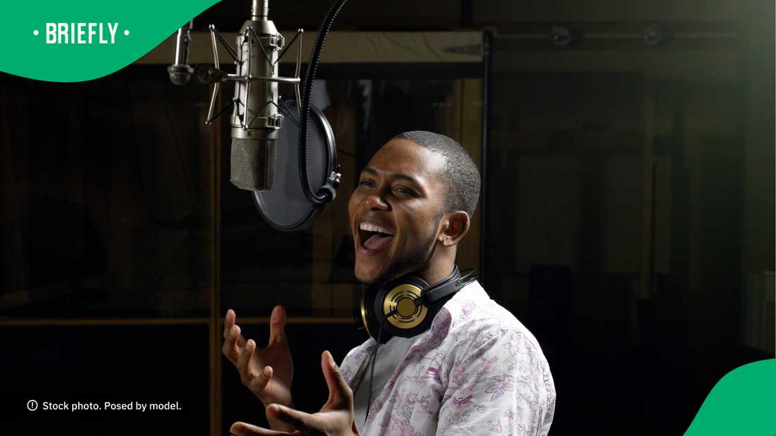 The gent has spent some time recording sick vocals in the studio. The gent has spent some time recording sick vocals in the studio.