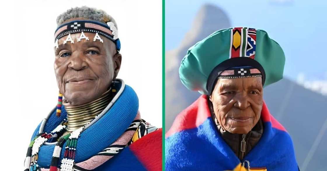 South African artist Dr. Esther Mahlangu received an honorary doctorate from UNISA. South African artist Dr. Esther Mahlangu received an honorary doctorate from UNISA.