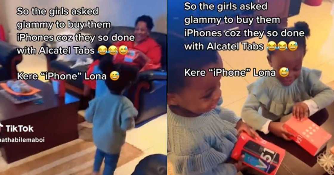 Two sisters think grandmother bought them iPhone Two sisters think grandmother bought them iPhone