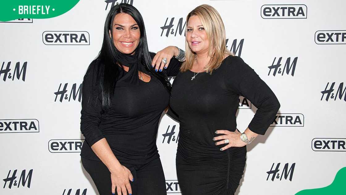 Renee Graziano and Karen Gravano at H&M in Times Square in 2016