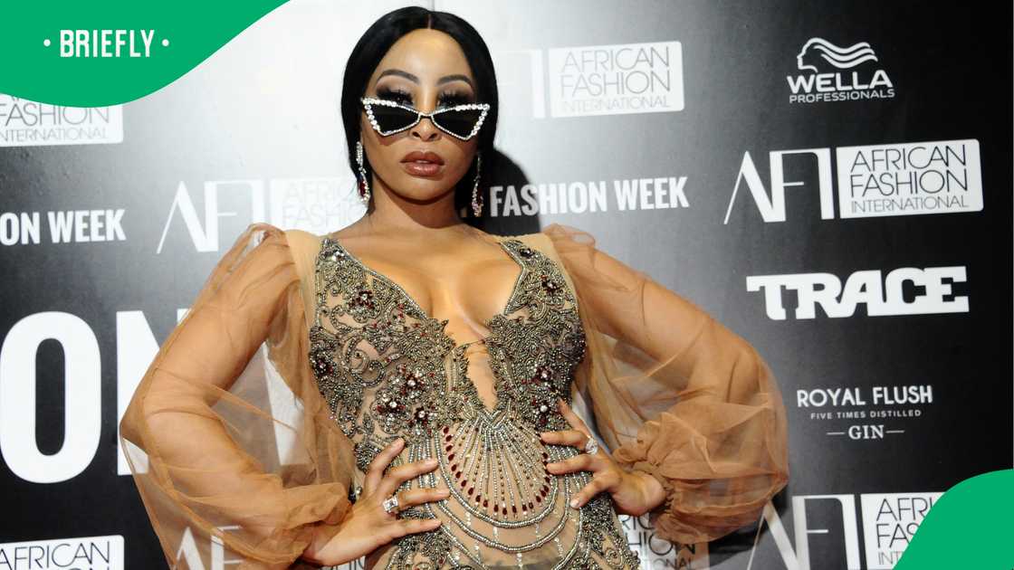 Khanyi Mbau's new face has been trending on social media Khanyi Mbau's new face has been trending on social media