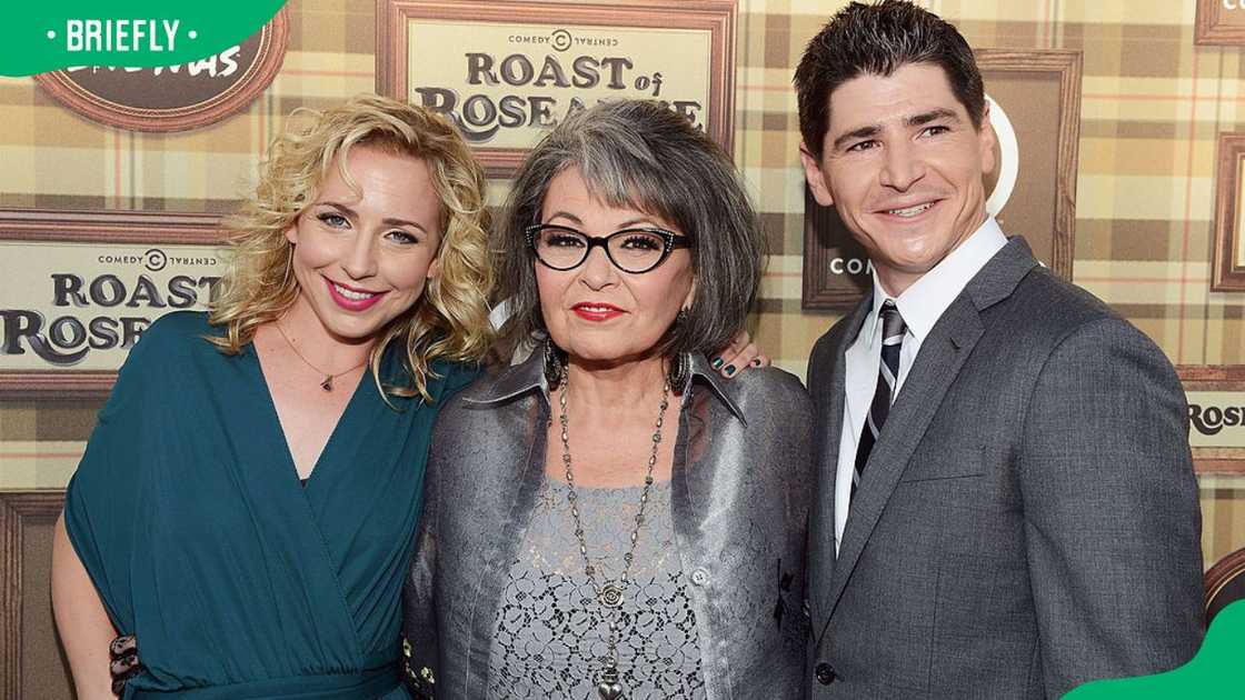Actors Alicia Goranson, Roseanne Barr and Michael Fishman (L-R) at the Comedy Central Roast of Roseanne Barr in 2012 Actors Alicia Goranson, Roseanne Barr and Michael Fishman (L-R) at the Comedy Central Roast of Roseanne Barr in 2012