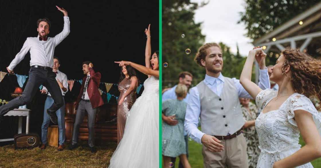 An Irish man adorably danced to Amapiano during his wedding. An Irish man adorably danced to Amapiano during his wedding.