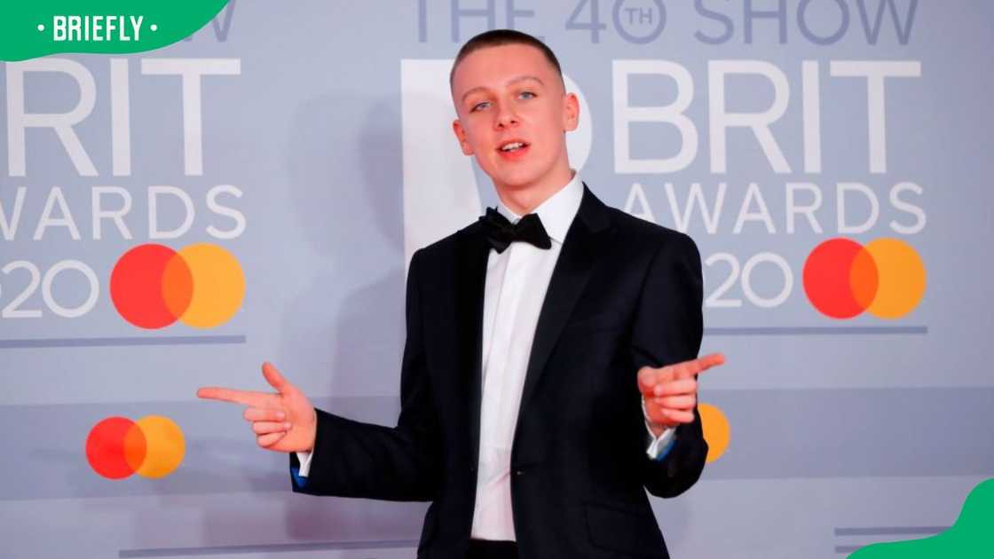 English rapper Aitch at the Brit Awards in 2020