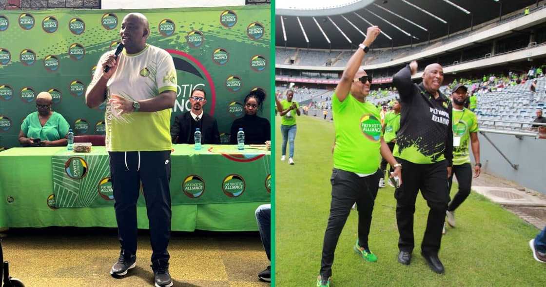 The Patriotic Alliance's leader Gayton McKenzie had a scuffle with a DA member in Kraaifontein The Patriotic Alliance's leader Gayton McKenzie had a scuffle with a DA member in Kraaifontein