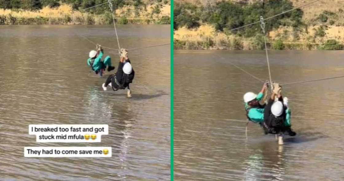 Zipline, TikTok video, Mzansi Zipline, TikTok video, Mzansi