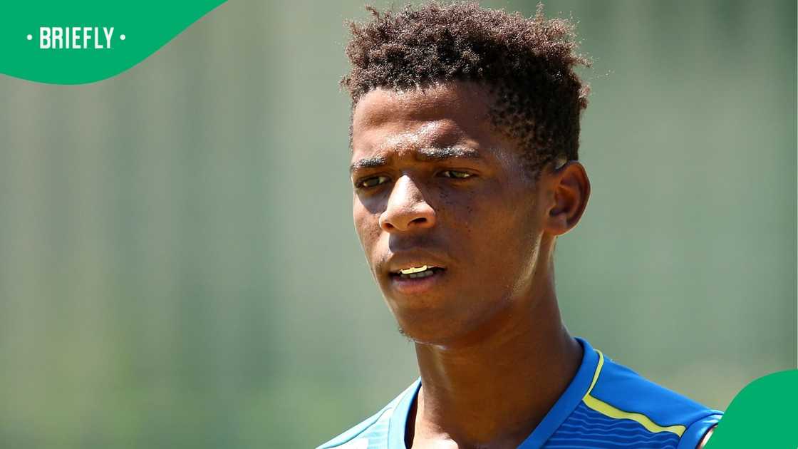 Mondli Khumalo, South Africa, JB Marks Oval. Mondli Khumalo, South Africa, JB Marks Oval.