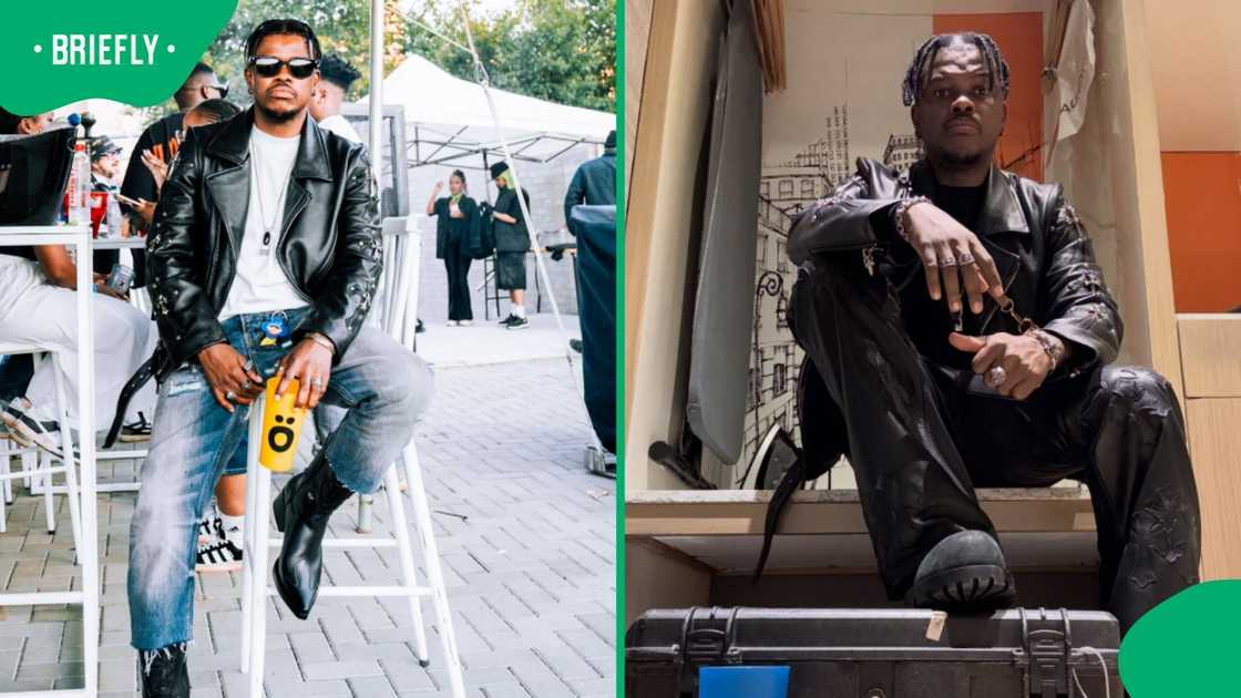 Murdah Bongz was accused of cheating on DJ Zinhle with a lady who wore his merchandise.