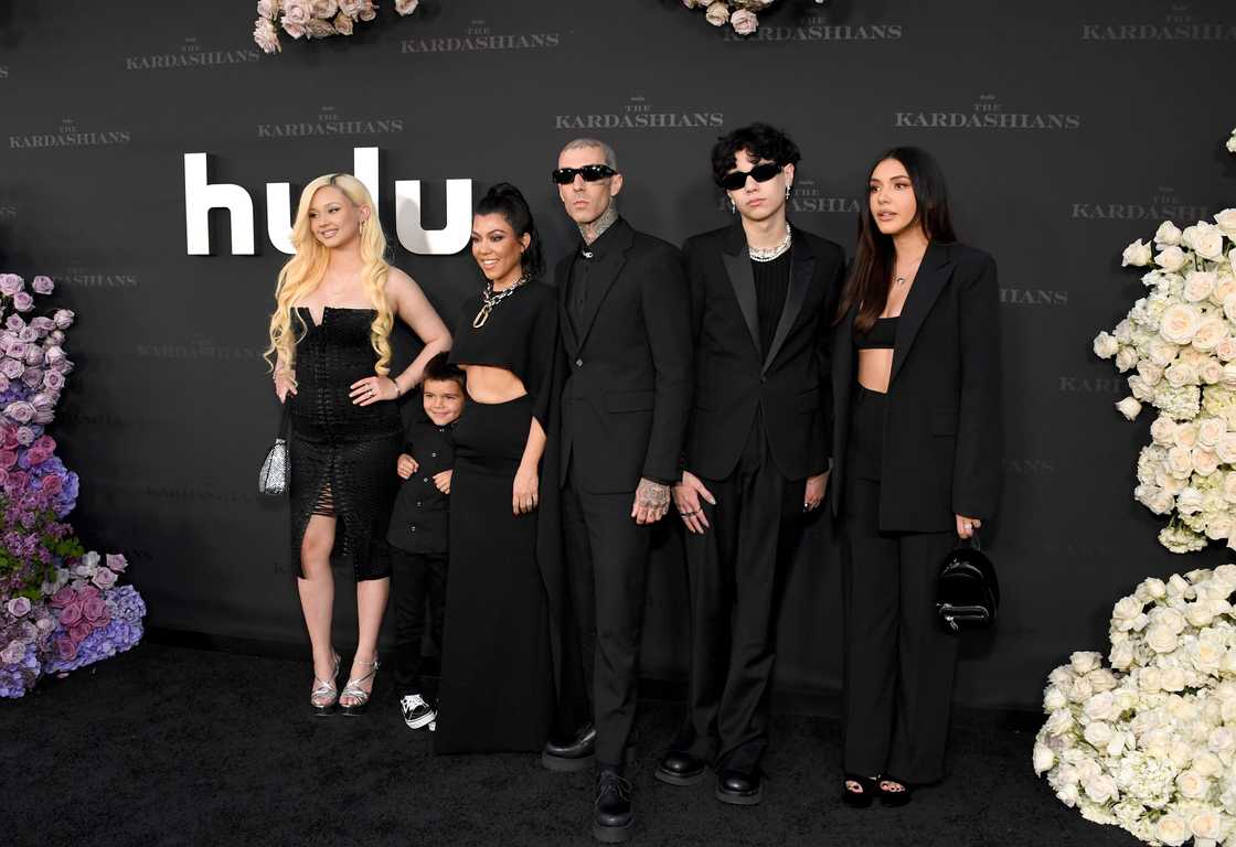 Alabama Barker's family at The Kardashian's premiere