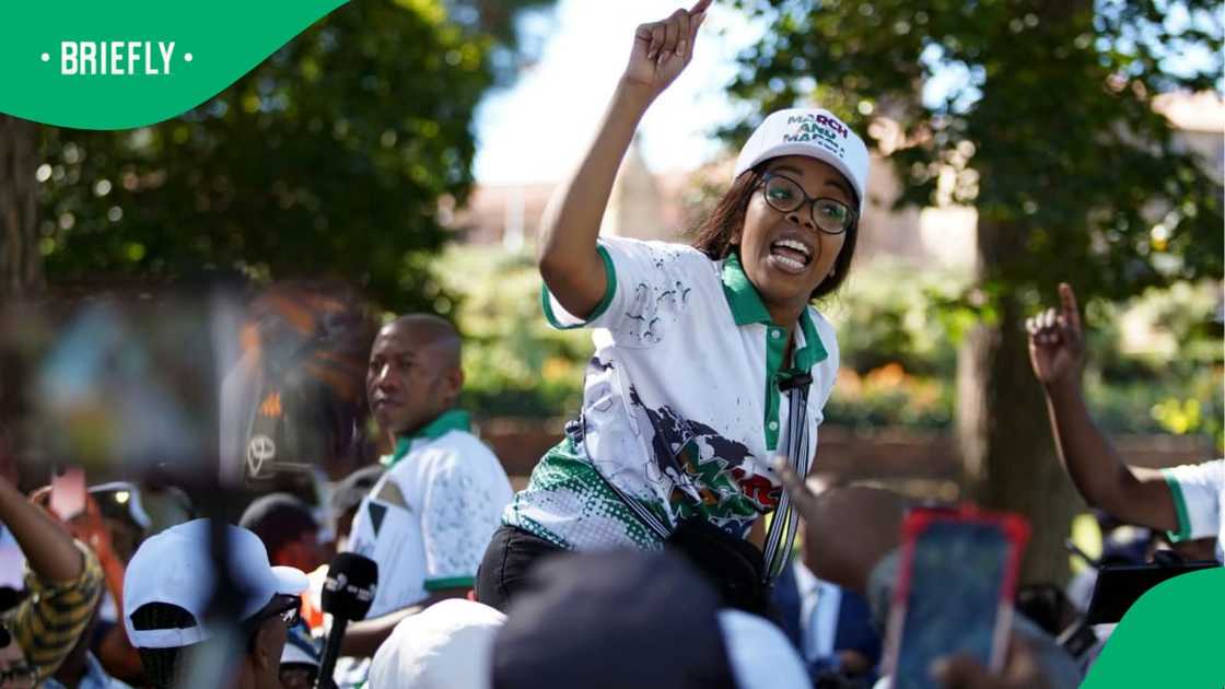 Jacinta Ngobese-Zuma addresses March and March supporters