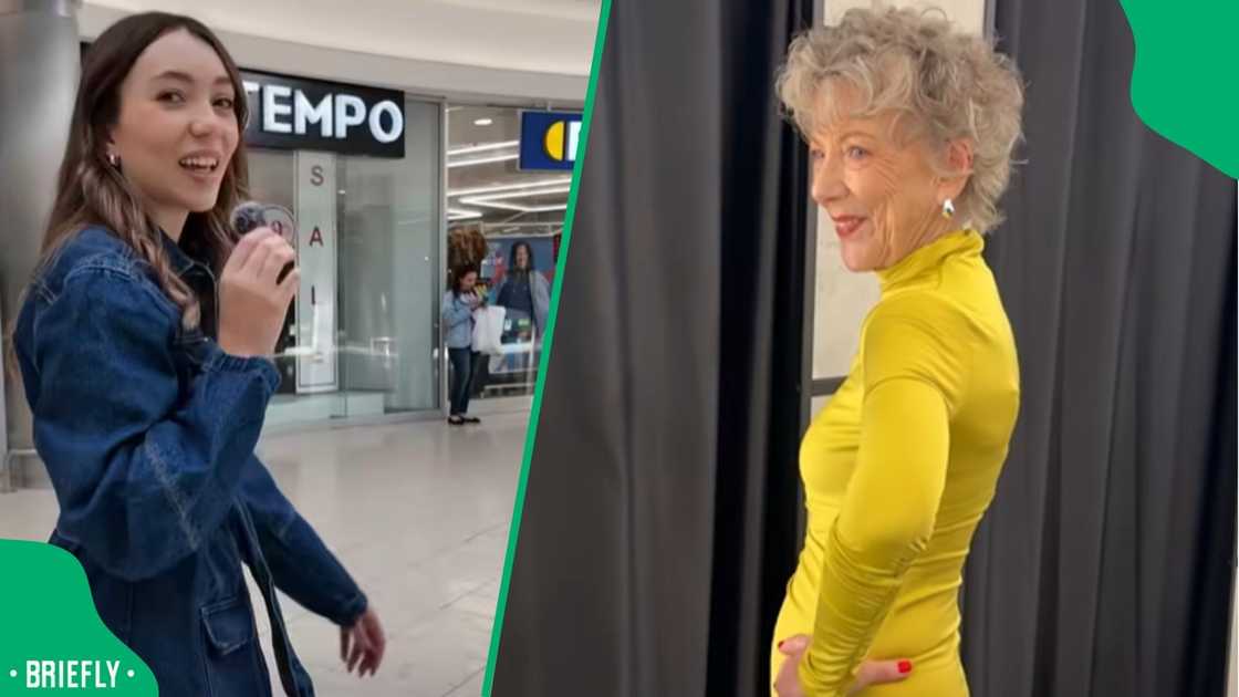 A woman went viral.